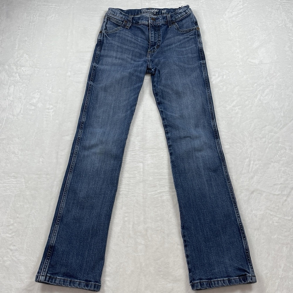 Wrangler Retro Jeans Youth Boys 12 Relaxed Boot Cut Cowboy Western Rodeo Denim
